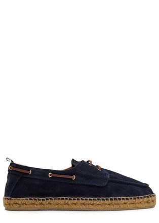 Castaner Nemo T Suede Espadrille Loafers - Navy - 44 (IT44 / UK10)