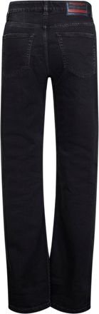 Diesel Womens Jeans Regular Fit Black Cotton