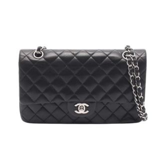 Chanel Pre-owned Vintage Schoudertas - Dames - Pre-owned - Zwart - Maat: ONE Size Leer