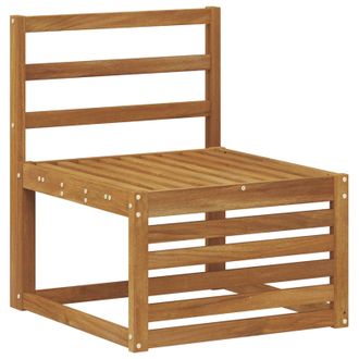 vidaXL Sof&aacute; Intermedio De Exterior Madera De Acacia S&oacute;lida Natural Vidaxl
