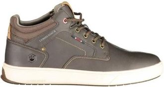Lumberjack Polyester Sneaker met Gedempte Binnenzool en Ademend Bovenwerk - Heren - Sneakers - Bruin - 45 EU - Polyester - Schoenen
