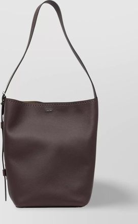 Max Mara adjustable leather shoulder bag