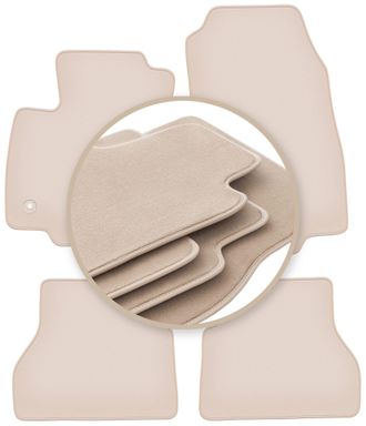 OEM Alfombrillas Beige Premium Para Ford B-max Monovolumen 2012-2017