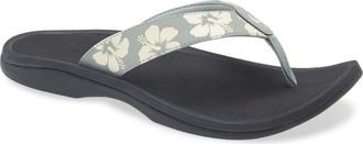 Olukai Ohana Flip Flop in Silver Pine/pua at Nordstrom, Size 9