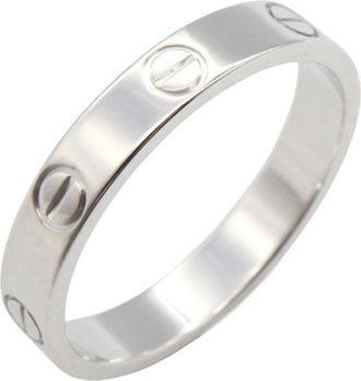 Cartier Silver White Gold (18K) Band Ring (Pre-Owned)