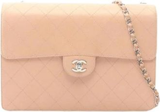Chanel Pre-owned Vintage Shoulder Bag - Dames - Vintage Schoudertas - Beige - ONE Size - Vintage