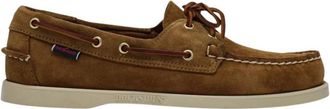 Sebago Docksides Su&egrave;de Bootschoenen - Heren - Bootschoenen - Beige - 39 1/2 EU - Su&egrave;de - Schoenen
