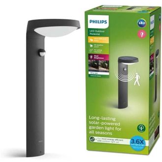Philips Hue - Philips led Tyla 8719514476936 Lampada solare da terra per esterni led (monocolore) 1.2 w Antracite