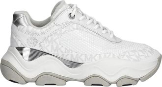 Michael Kors Atlas Sneakers - Dames - Sneakers - Wit - 41 EU - Leer - Schoenen