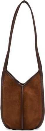 Hereu Tassen, Dames, Bruin, ONE Size, Leer, Schoudertas