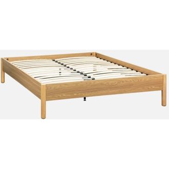 Sweeek Letto con rete a doghe 160x200cm decorazione legno