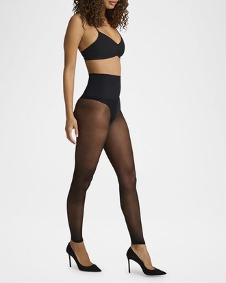Commando Essential Sheer Footless Tights