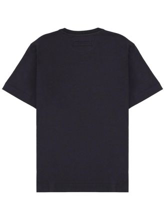 Ermenegildo Zegna Logo-Embroidered Cotton T-Shirt - Black
