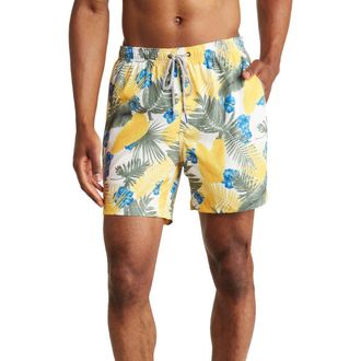 Rainforest Hot Tropics Swim Trunks in Lemon at Nordstrom Rack, Size Medium