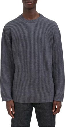 Entire studios Rondgebreide kleding - Heren - Ronde hals truien - Grijs - Xl/2Xl - Truien & Vesten