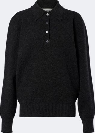 R&oacute;he R&oacute;he Wool, cashmere, and silk-blend polo sweater