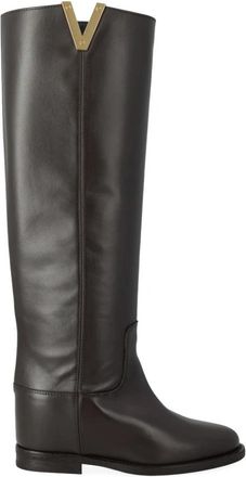 Via Roma 15 Santa Monica Boot - Dames - Hoge Laarzen - Bruin - 41 EU - Leer - Schoenen
