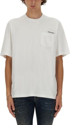 Dsquared2 White Crew Neck T-Shirt