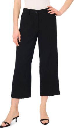 Vince Camuto Crop Pants in Rich Black at Nordstrom, Size X-Small P