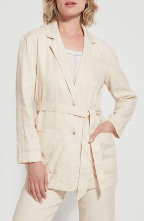 Lyss&eacute; Brooke Belted Blazer in Crisp Chino at Nordstrom Rack, Size Small