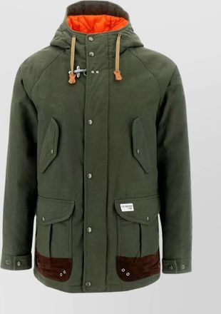 Fay adjustable straps cotton padded parka