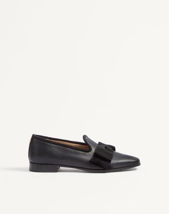 Valentino Garavani Bowow Leather Loafer