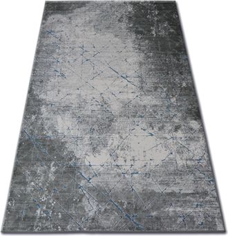 RugsX Alfombra Acr&iacute;lica Yazz 6076 Hormig&oacute;n Azul/gris Grey 133x190 Cm