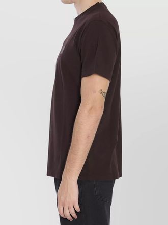 Stone Island cotton crew neck t-shirt with ribbed trims