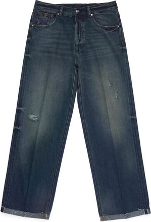 Nine In The Morning Blauwe Boyfriend Jeans - Dames - Regular Fit Jeans - Blauw - W26 - Denim - Jeans