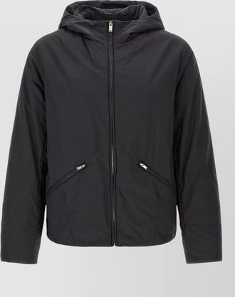 Undercover printed hooded padded coat