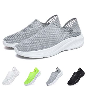 Generic Mens Womens Breathable Mesh Runing Shoes Lightweight Walking Shoes Outdoor Sports Casual Beach Sandals u27 Grey