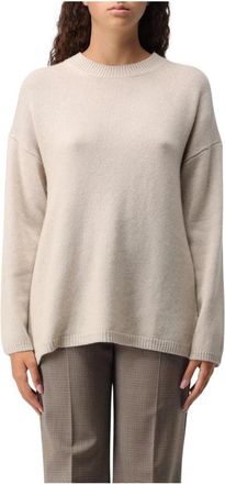 Allude Dames, Truien, Beige, Maat: XS Kasjmier
