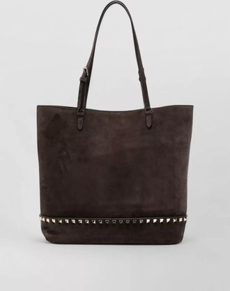 Valentino Garavani rockstud medium leather tote bag