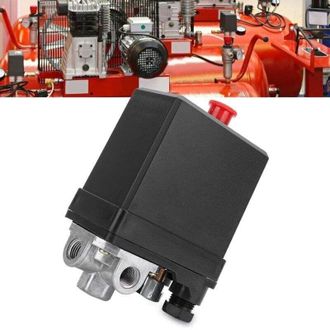 OEM Interruptor De Presi&oacute;n G1/4, V&aacute;lvula De Control Vertical Trif&aacute;sica De 4 Orificios De 380 V Para Compresor De Aire -crezuo