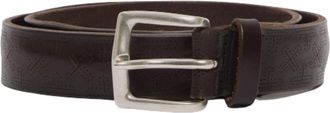 Orciani T. Moro Bull Soft Embossed Calf Leather Belt