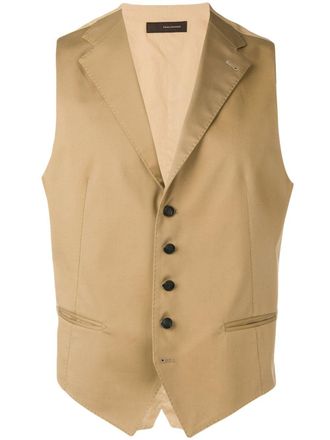 Tagliatore Dennis waistcoat - Neutrals