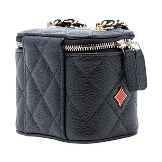 Chanel Pre-owned Quilted Vanity Case - Dames - Pre-owned - Zwart - Maat: ONE Size
