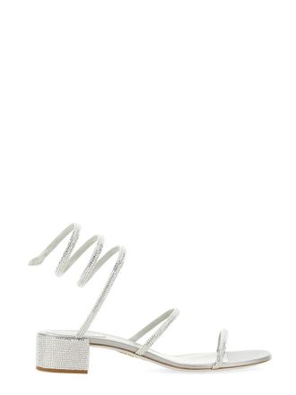 Rene Caovilla Cleo Spiraling Embellished Sandals