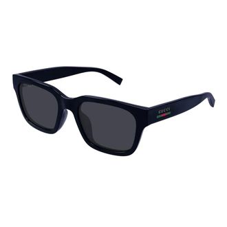 Gucci Sunglasses, unisex, Blue, 55 MM, Square Sunglasses