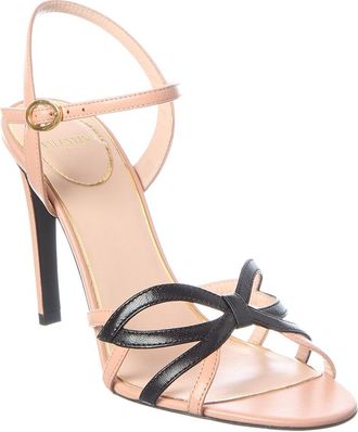 Valentino Vlogo 100 Leather Sandal