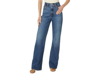Levi's Ribcage Wide Leg Jeans Womens Jeans Polar Perimiter : 25 32, Cotton/Denim