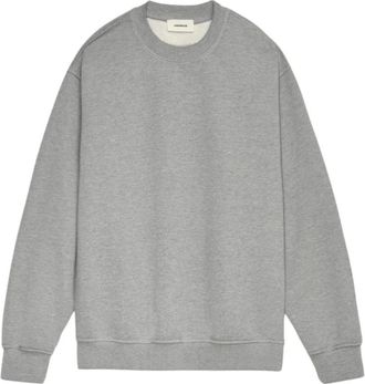 A Paper Kid Heren, Sweatshirts & Hoodies, Grijs, Maat: L Katoen