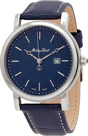 Mathey-Tissot City Quartz Blue Dial Mens Watch HB611251ABU