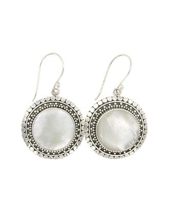 Samuel B. Silver Pearl Earrings