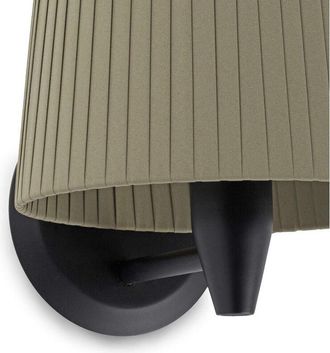 Faro Barcelona Samba Aplique De Pared Negra/encintada Verde 64307-37