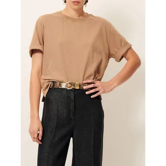 Sessun Losvallend T-shirt met ronde hals en korte mouwen, SERGIO