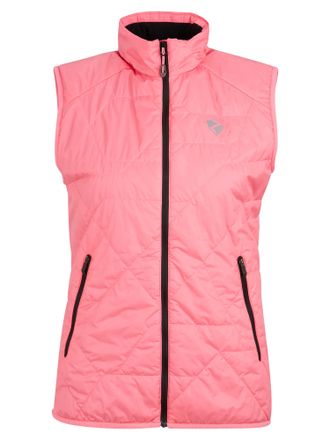 Ziener Funktionsweste ZIENER NALIA-Z vest lady, Damen, Gr. 34, strawberry sorbet, Obermaterial: 100% Polyester; Obermaterial 2: 84% Polyester, 16% Elasthan; 