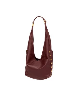 Hammitt Hammitt Tom Zip Cherrywood Pebble Brushed Gold Lrg