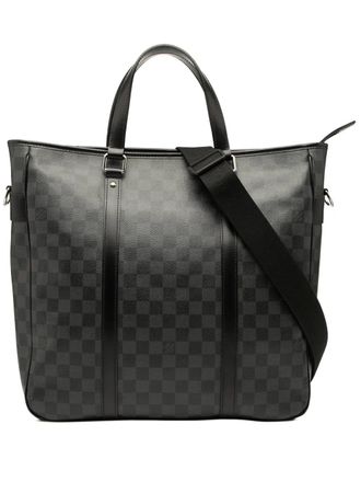 Louis Vuitton 2012 Damier Graphite Tadao PM satchel - Black