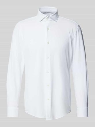 HUGO BOSS Slim Fit Business-Hemd mit Haifischkragen in Weiss, Gr&ouml;&szlig;e 44